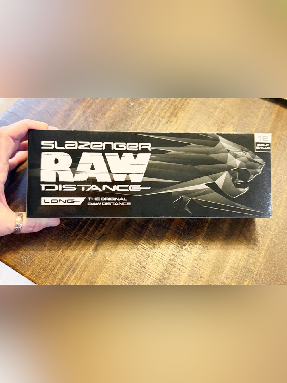 Slazenger RAW Distance Golf Balls - Black & White